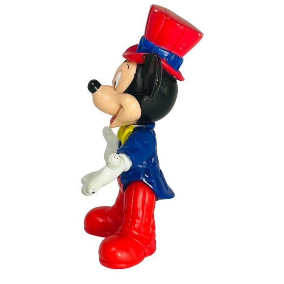 Vintage Mickey Mouse Epcot Center Figure In Patriotic Outfit - Picture 3 of 9